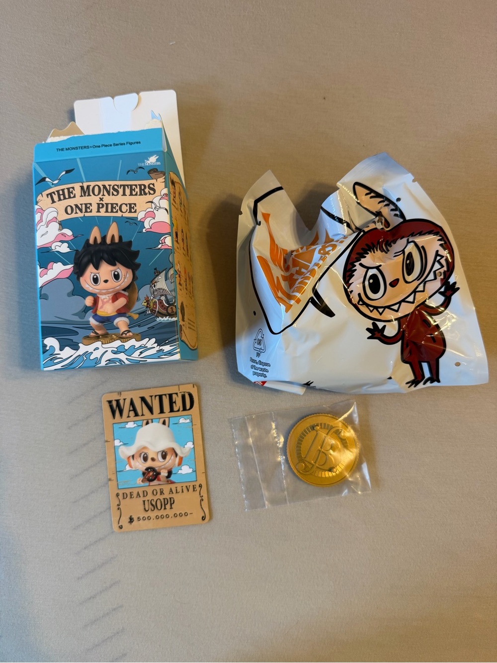 One Piece The Monsters Blind Box Figure - Usopp, opened box but brand new